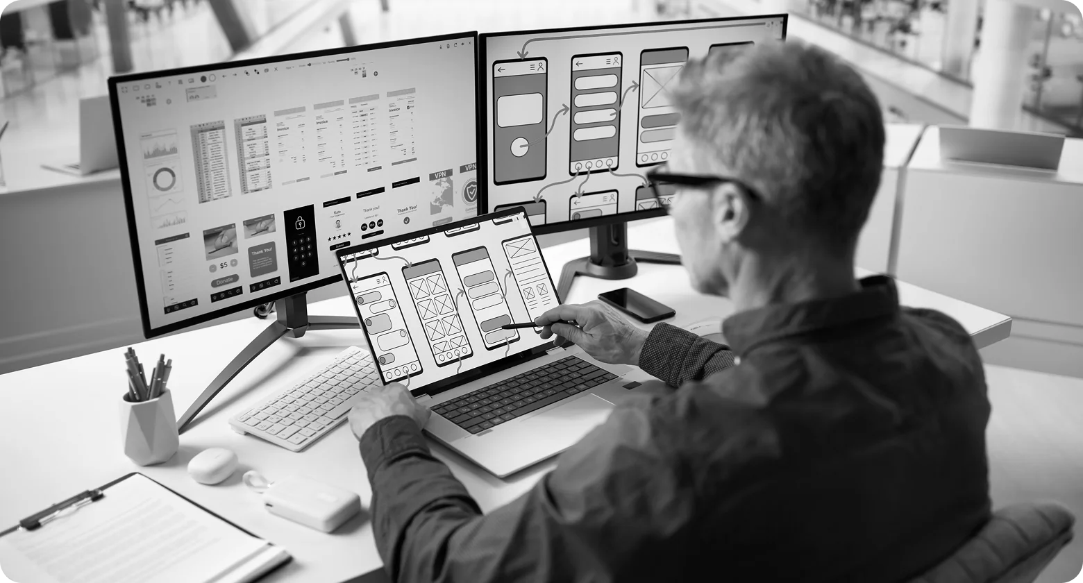 Developer workstation for complex custom web application projects